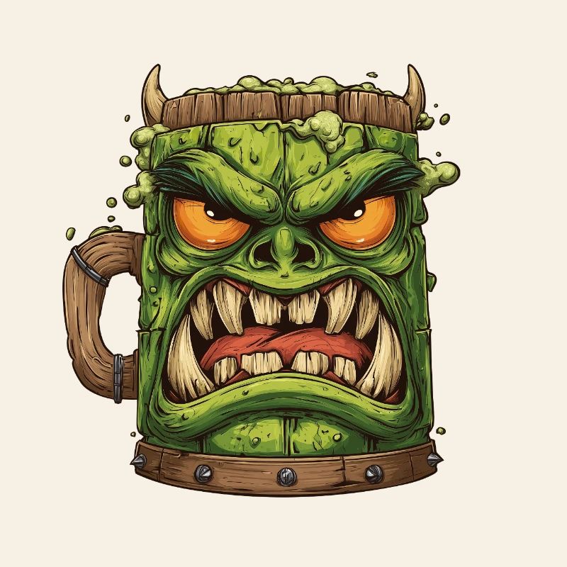 Mug Gobelin vert féroce