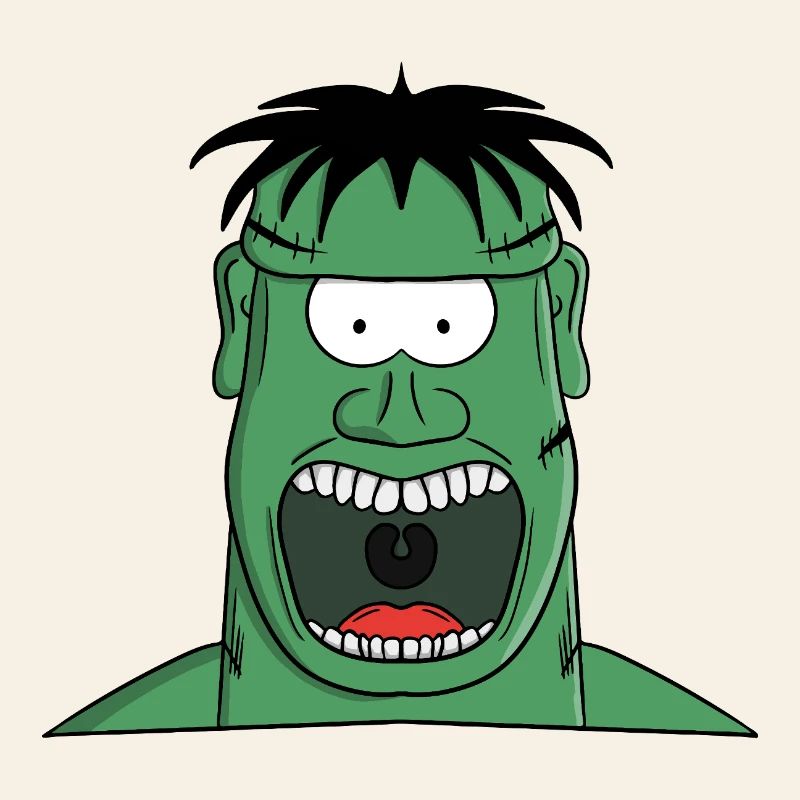 Screaming monstrous creature