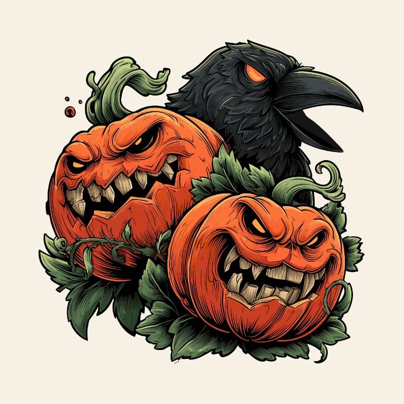 Pumpkin Duo and Crow Night