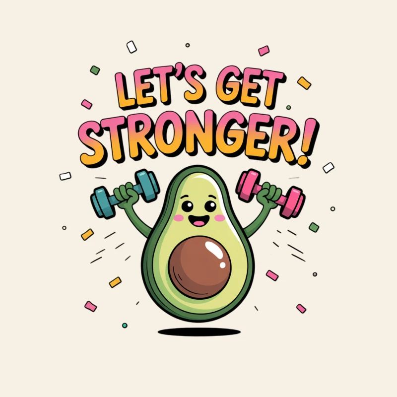 Avocado beim training 