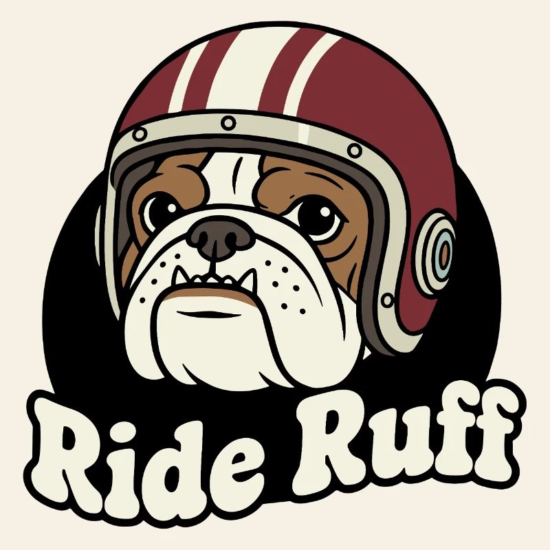 Conception du casque Ride Ruff Bulldog