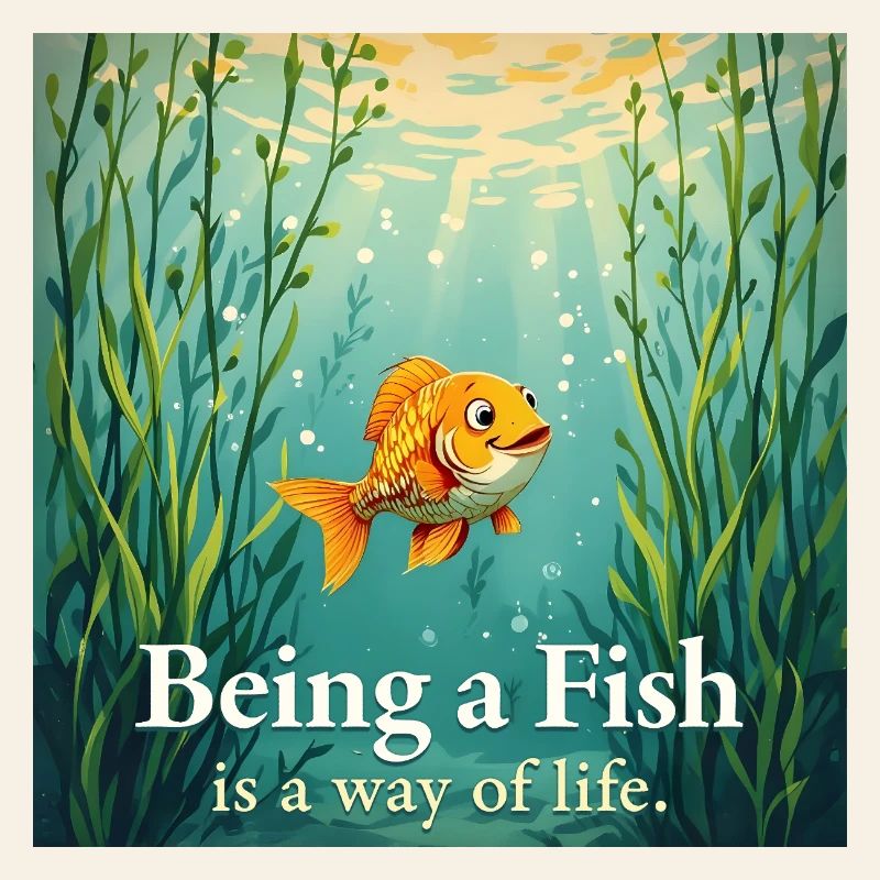« Être un poisson est un mode de vie. »