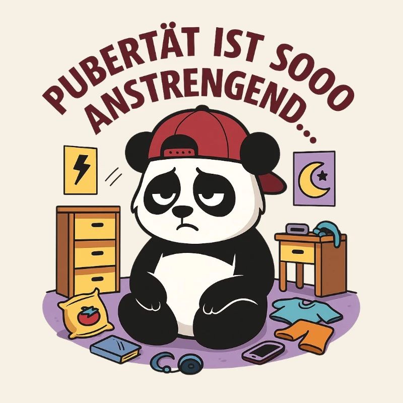 Puberty is so exhausting Panda