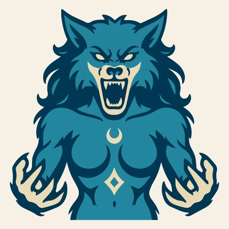 Conception de puissance Moonwolf