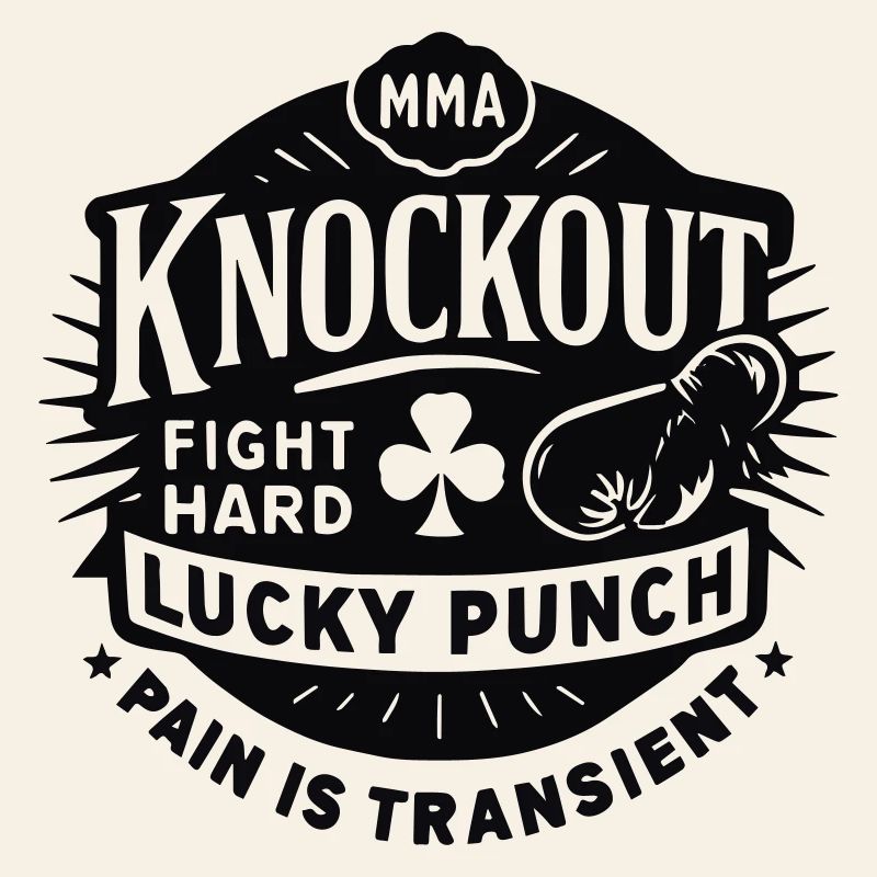 MMA Knockout Lucky Punch Combat de boxe difficile