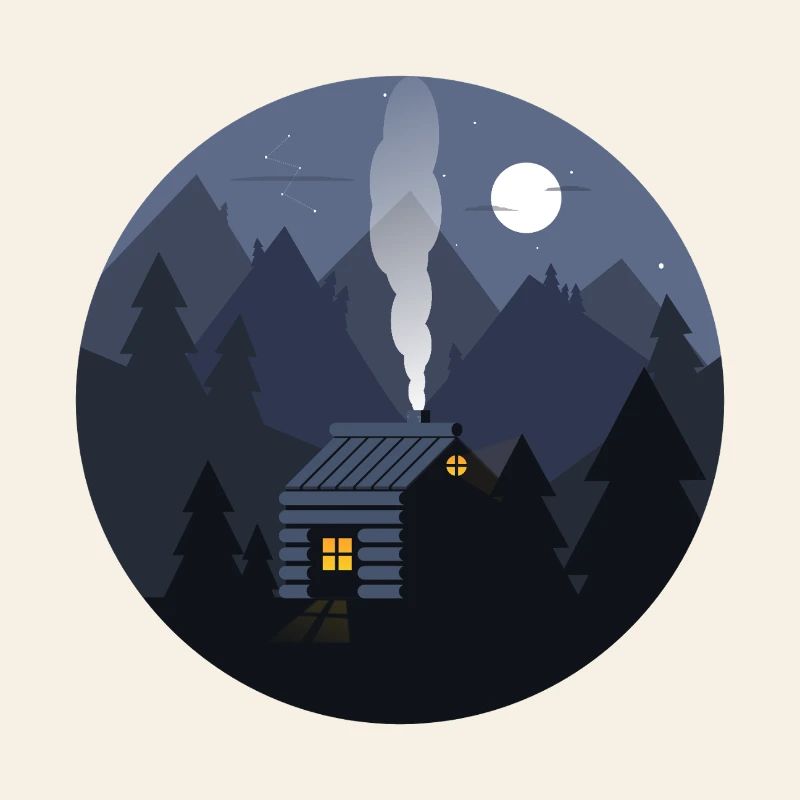 Cabane Nightfall à Pines