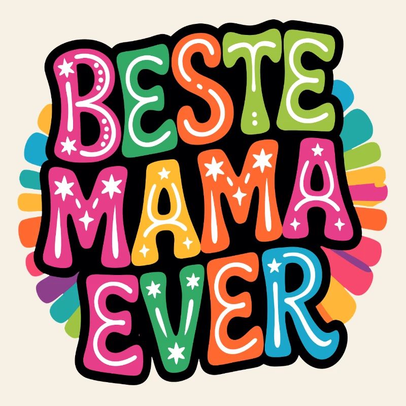 Beste Mama Ever bunt