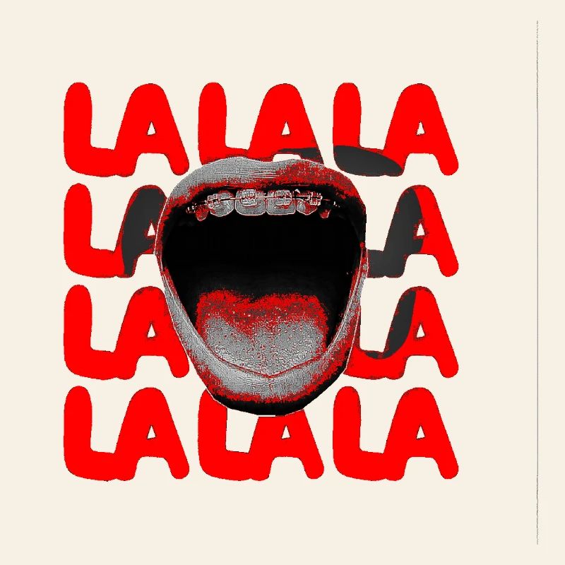 Typographie LALA Scream
