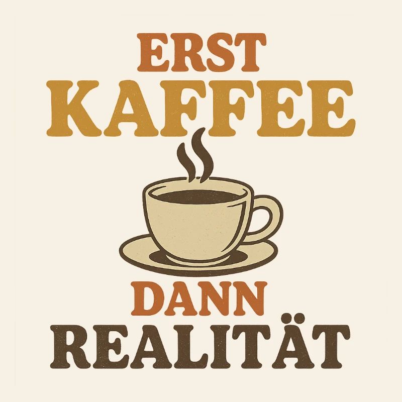 First coffee, then reality