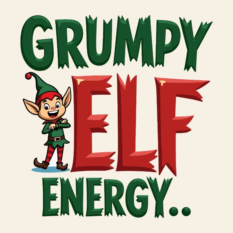 Grumpy Elf Energy Grumpy Imp
