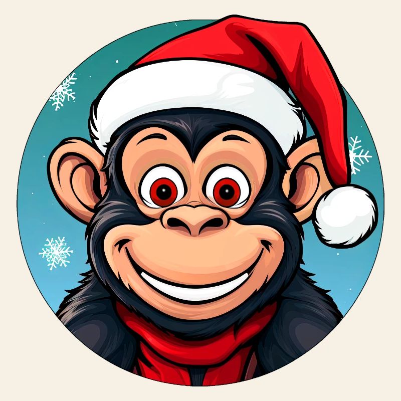 Affen Weihnachten