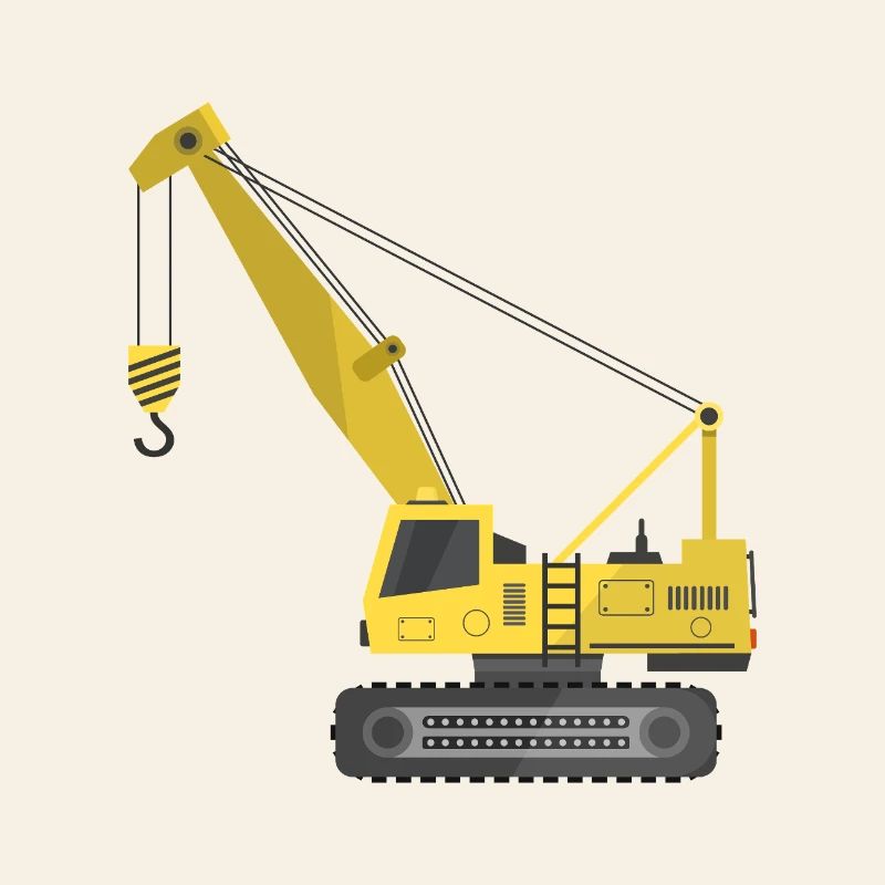 Grue chenillante