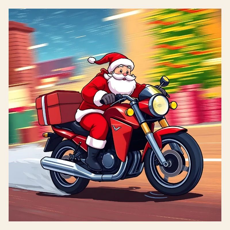 Le renne le plus rapide du Père Noël