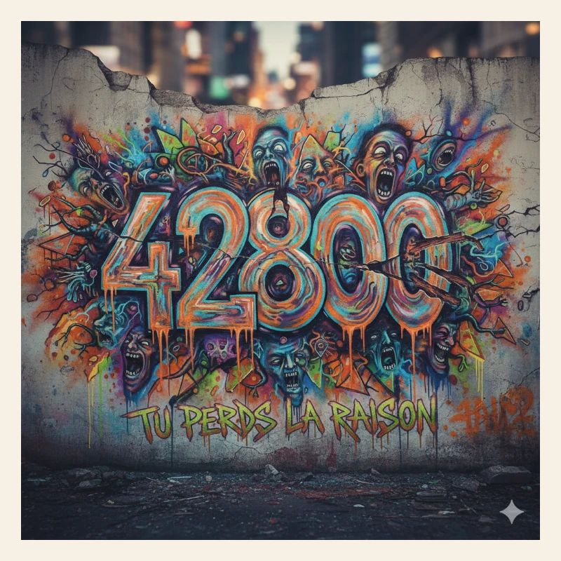 Graffiti 42800 Tu Perds La Raison