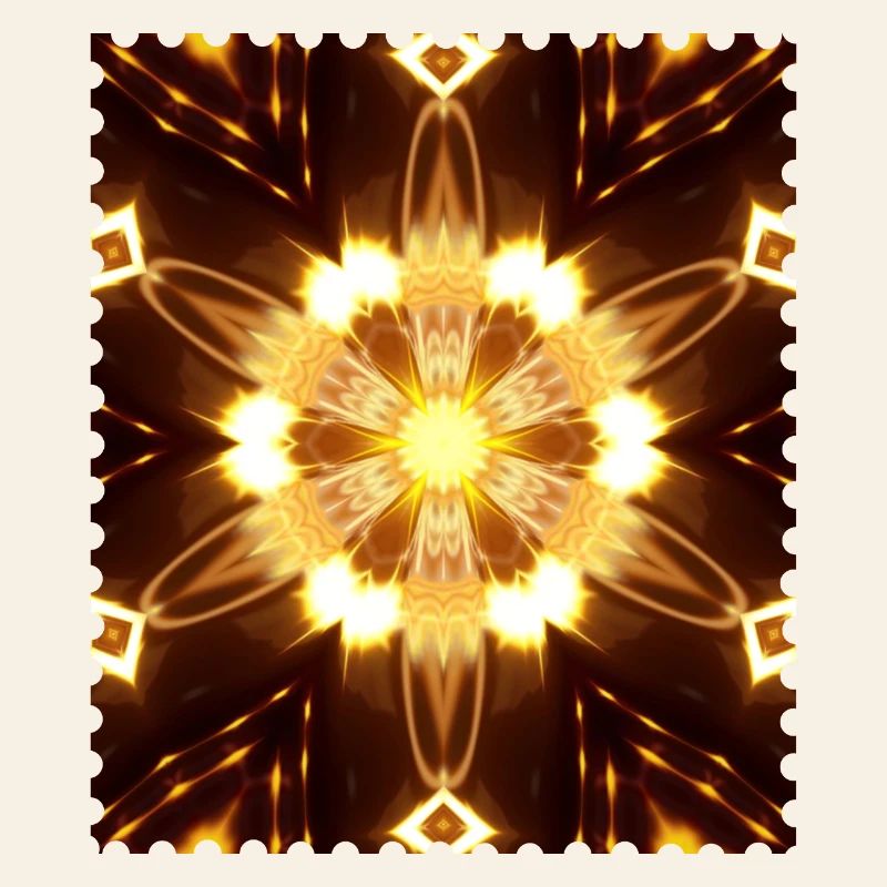 Fiery Mandala Light Play