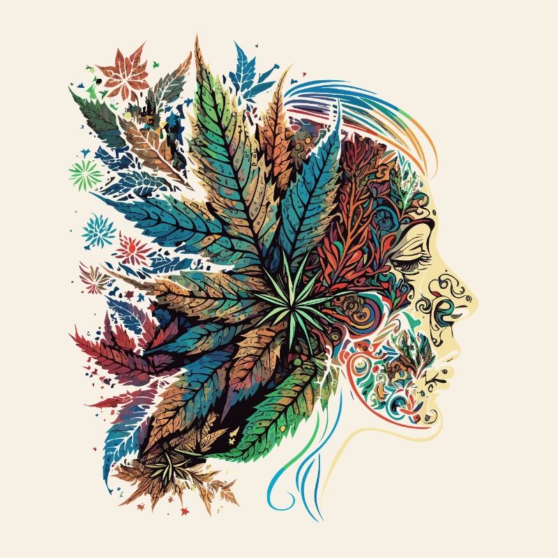 Psychedelic Blatten Silhouette