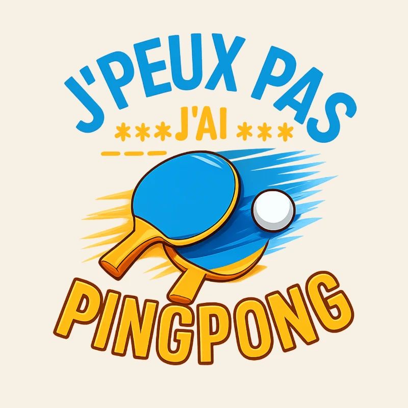 I can't I have pingpong