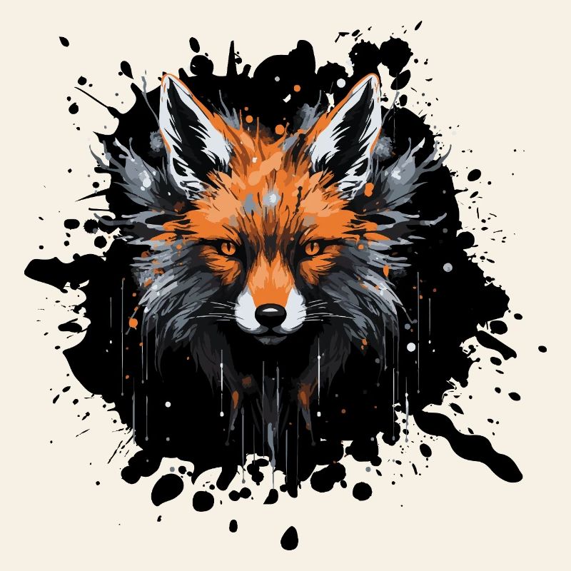 Fuchs Aquarell