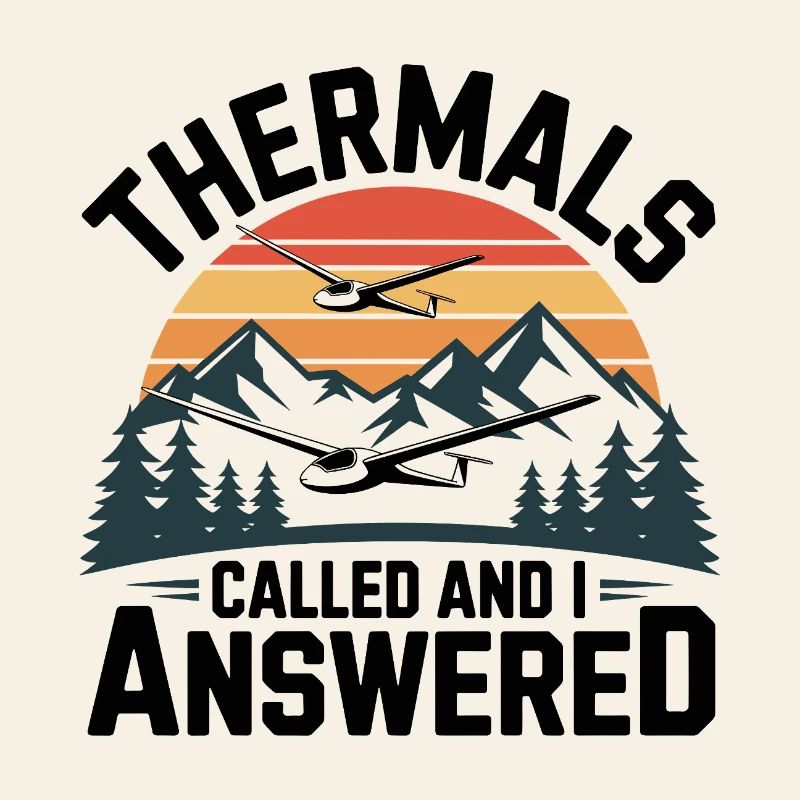 Glider thermals call, I answer – gliding