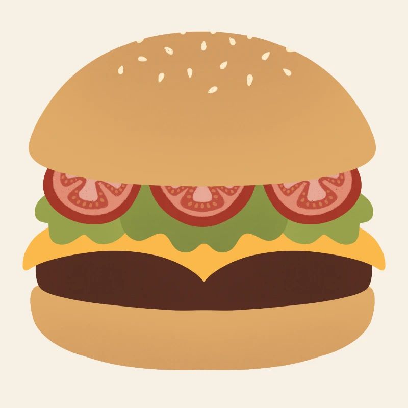 Art classique de Burger Flat