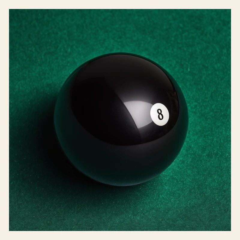 Black 8-Ball on Felt