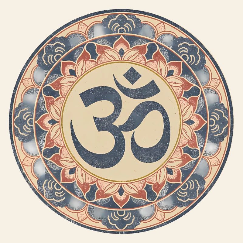 Om Mandala Zen Pattern
