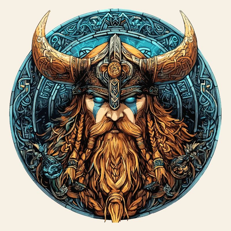 Viking Warrior Runic Circle