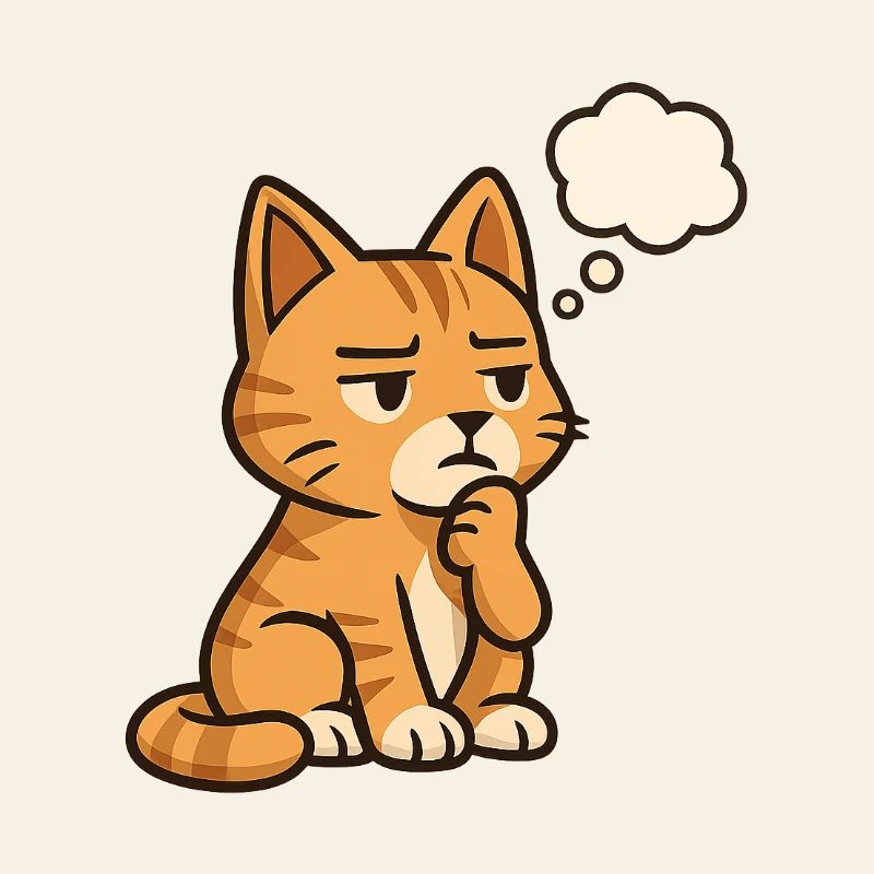Chat-Réfléchi