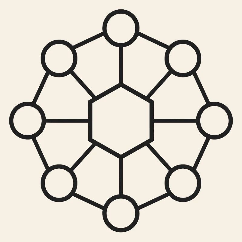 Mandala Hexagonal Géométrique