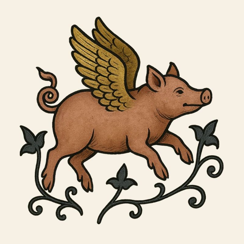 Cochon ailé MARGINALIA