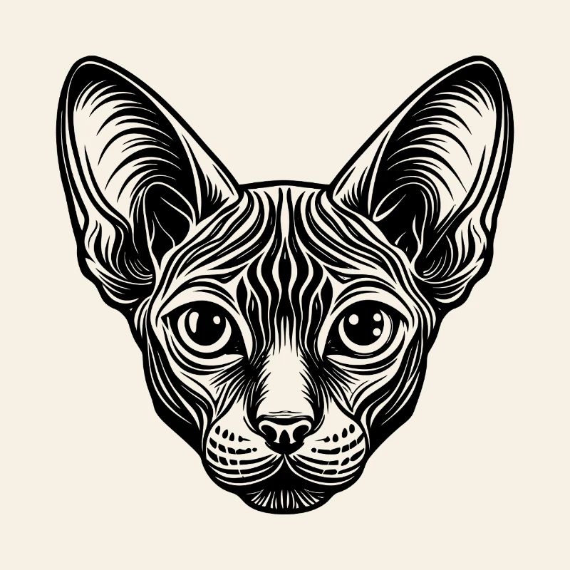 Sphynx-Katze
