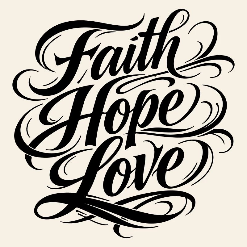 Glaube Hoffnung Liebe Christlich