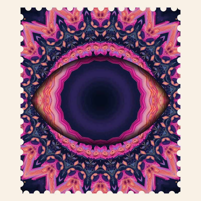 Psychedelic Eye Mandala