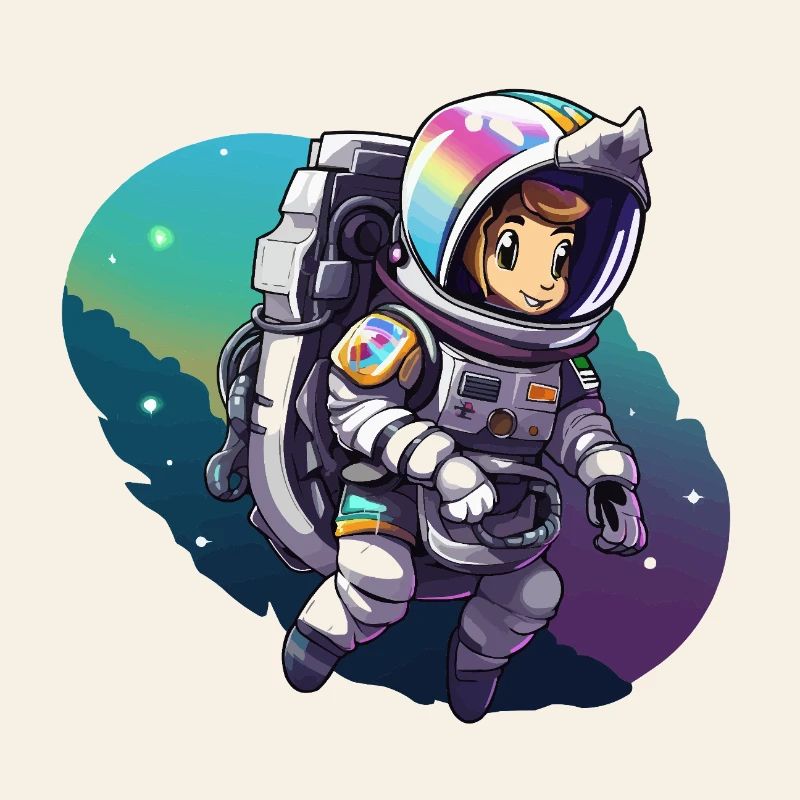 Astronaute d’aventure spatiale