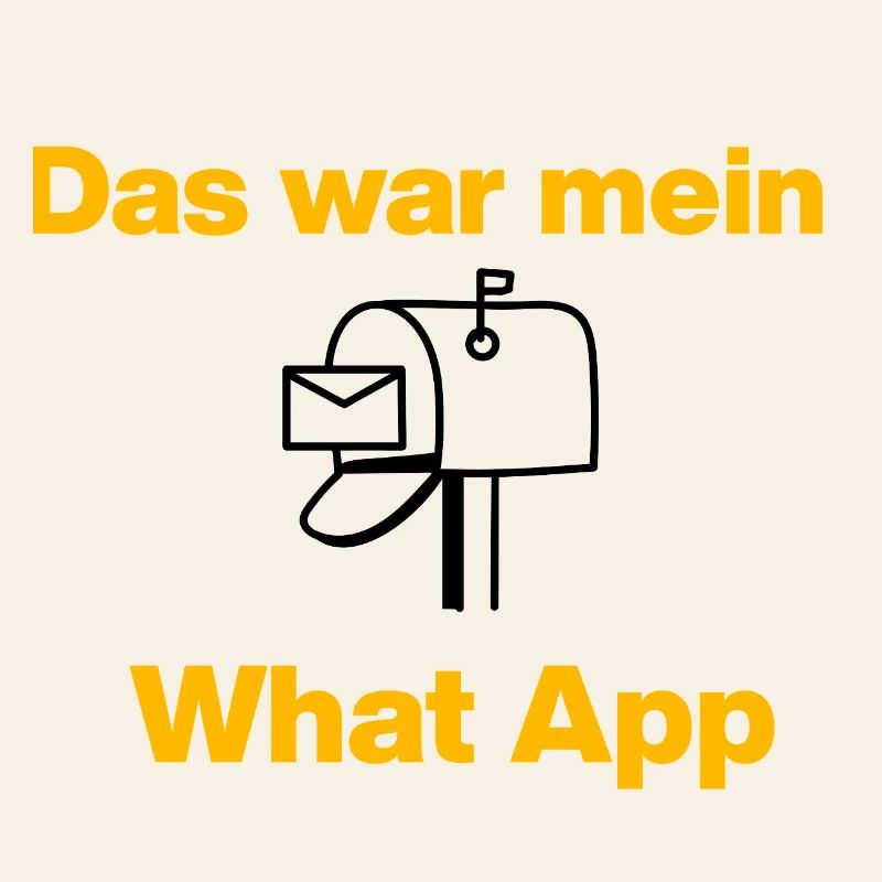 Das war mein WhatsApp – Retro Chat! Brief, Post 