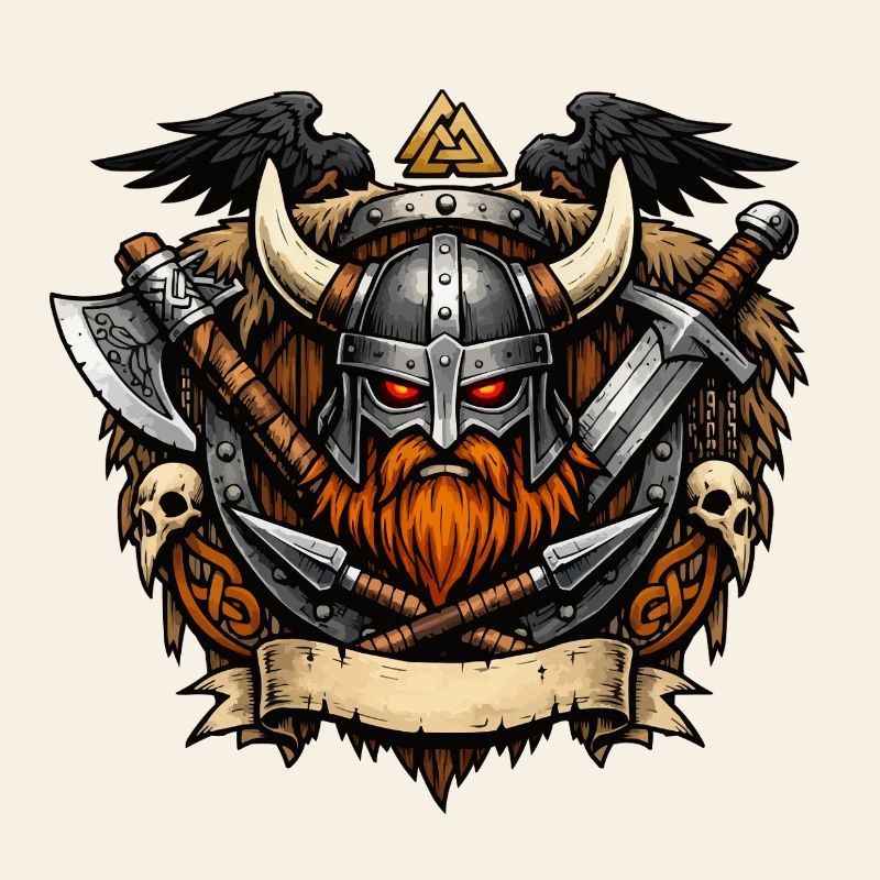 Wikinger Krieger Helm