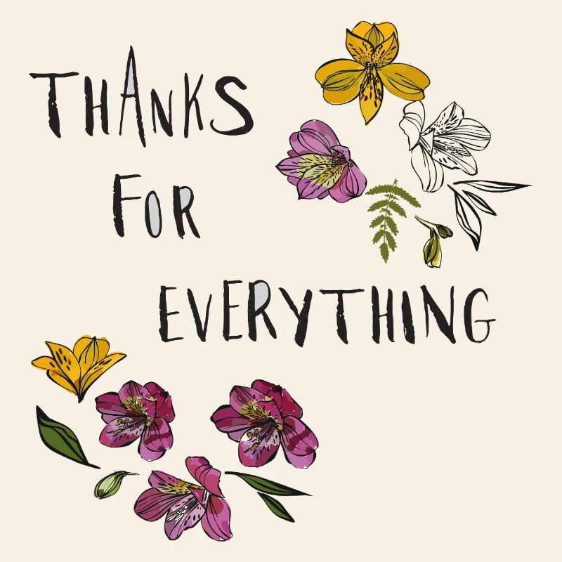 Thanks for everything