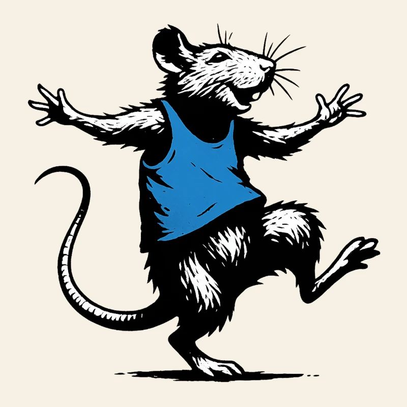 Dancing Rat Blue