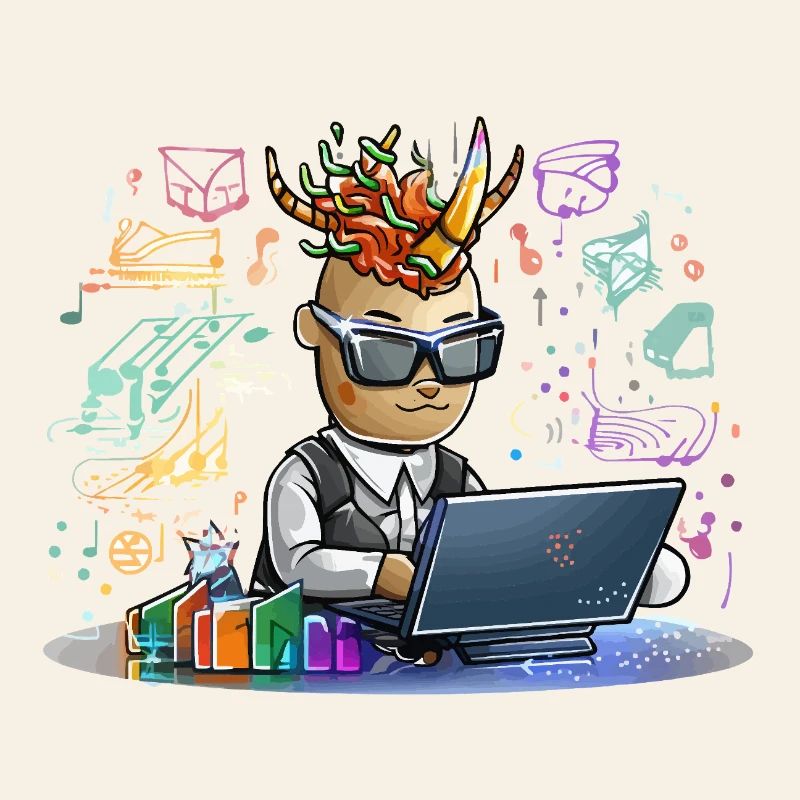 Designer infernal sur ordinateur portable