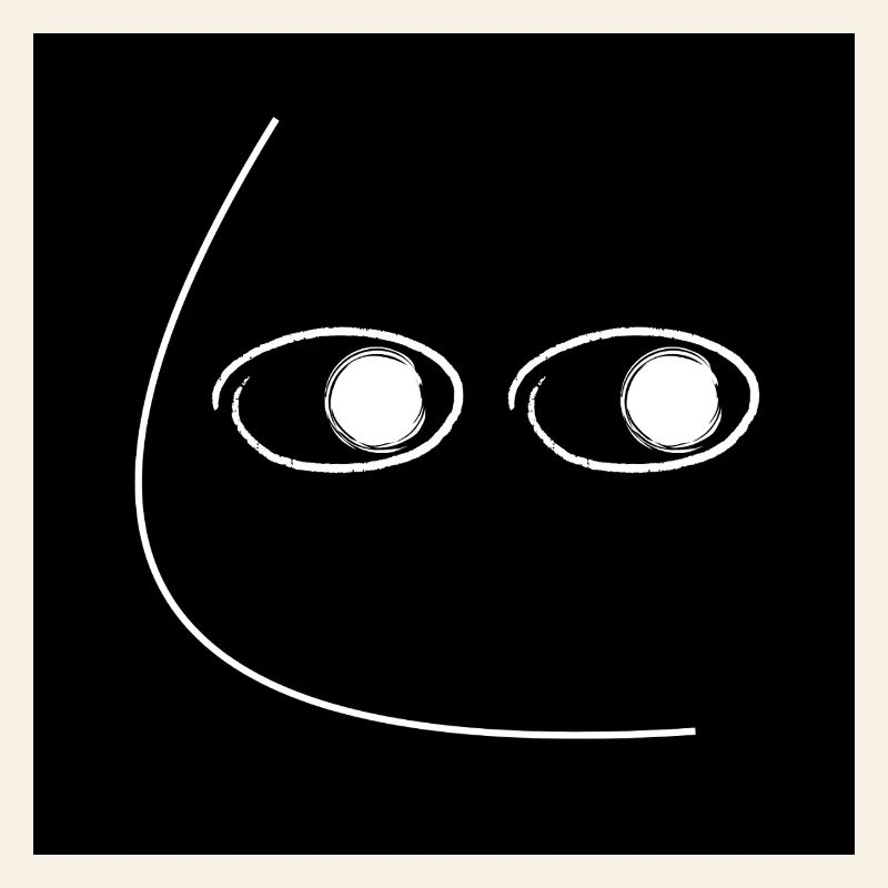 Side Eye_Blk/Wht