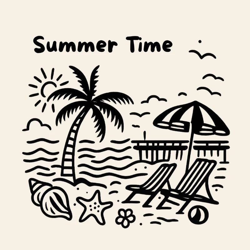 Conception de la plage