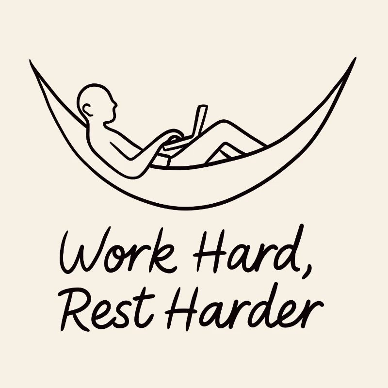 Work Hard Rest Harder Hammock