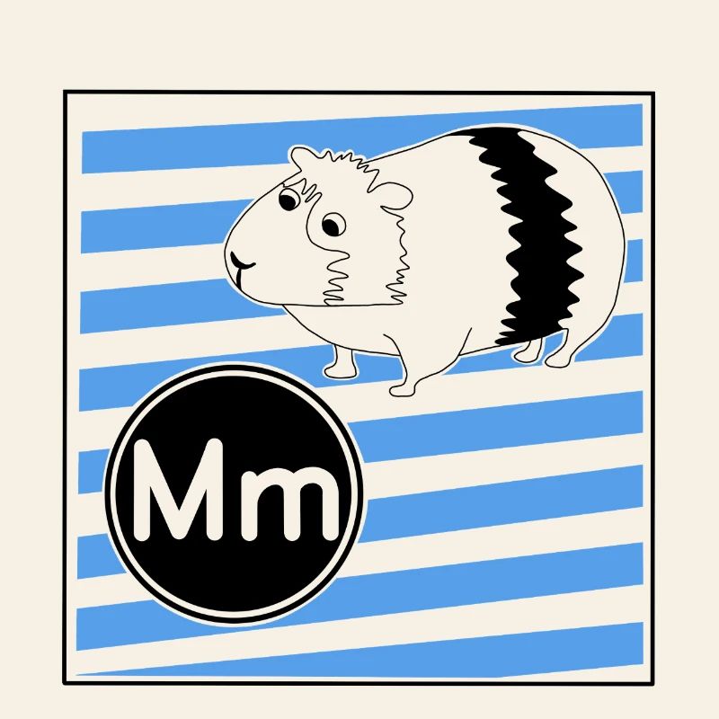 M pour cochon d’Inde