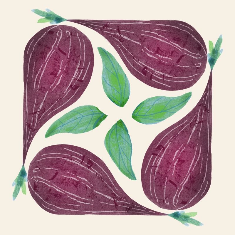 Red Onion Pattern