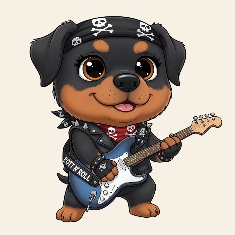 Guitariste Punk Dog