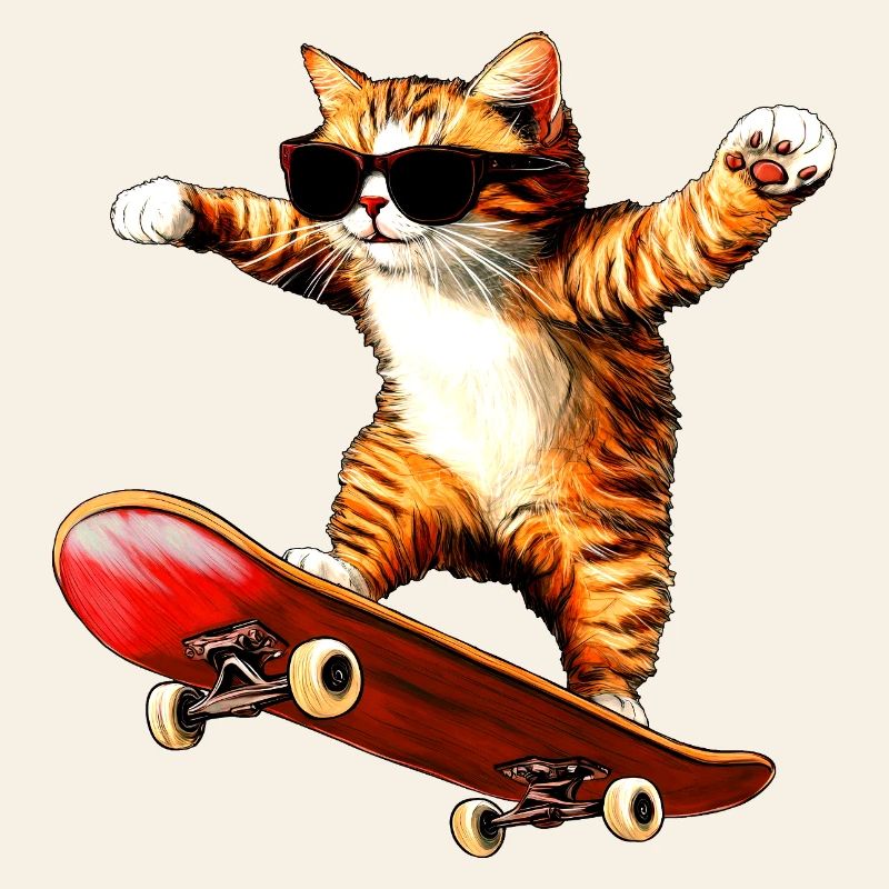Skateboard pour chat