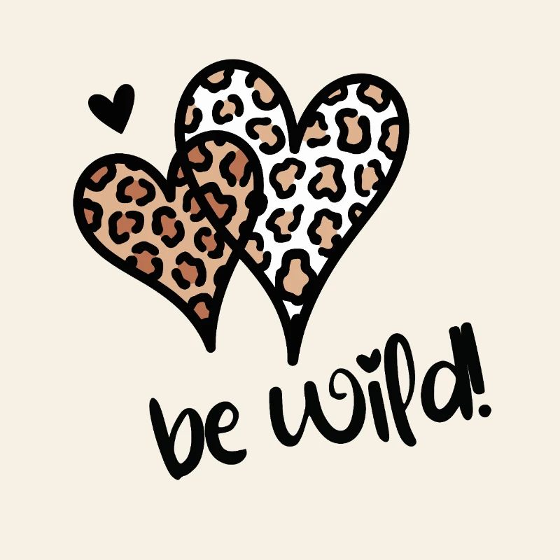 Be Wild Leopard Hearts