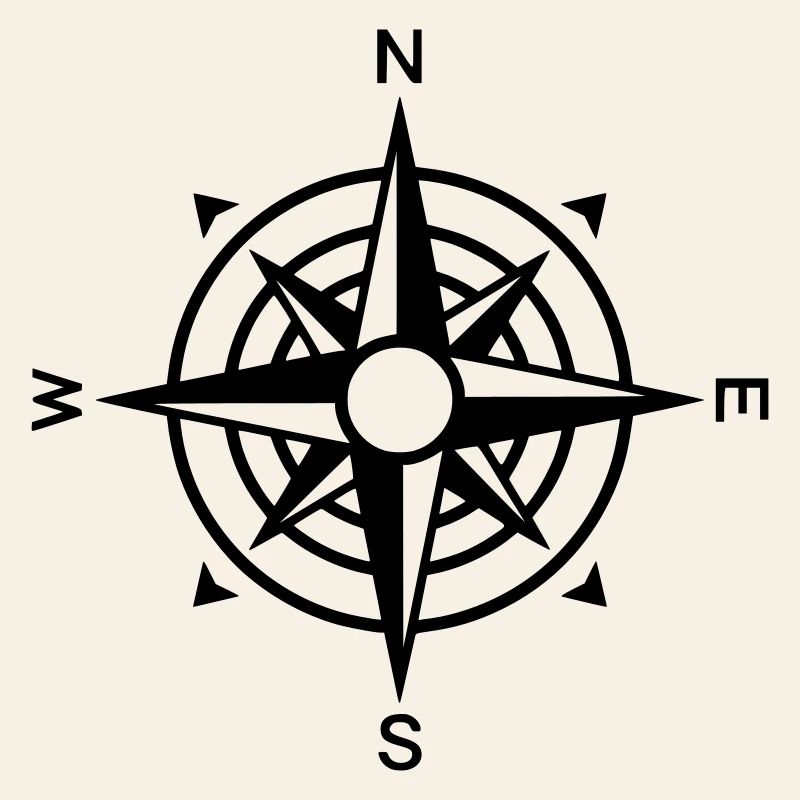 Compass Wind Rose Navigation