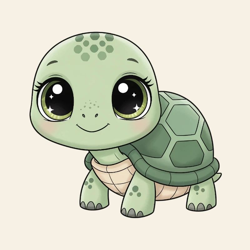 Mint Green Cuddly Turtle
