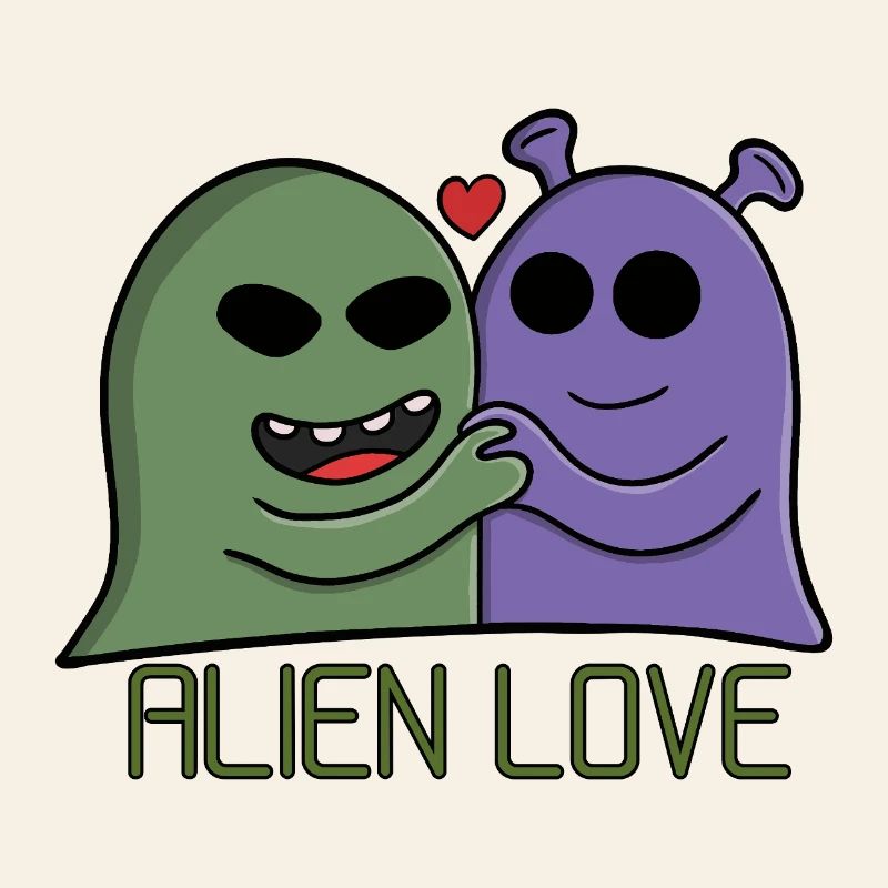 Duo d’amour extraterrestre